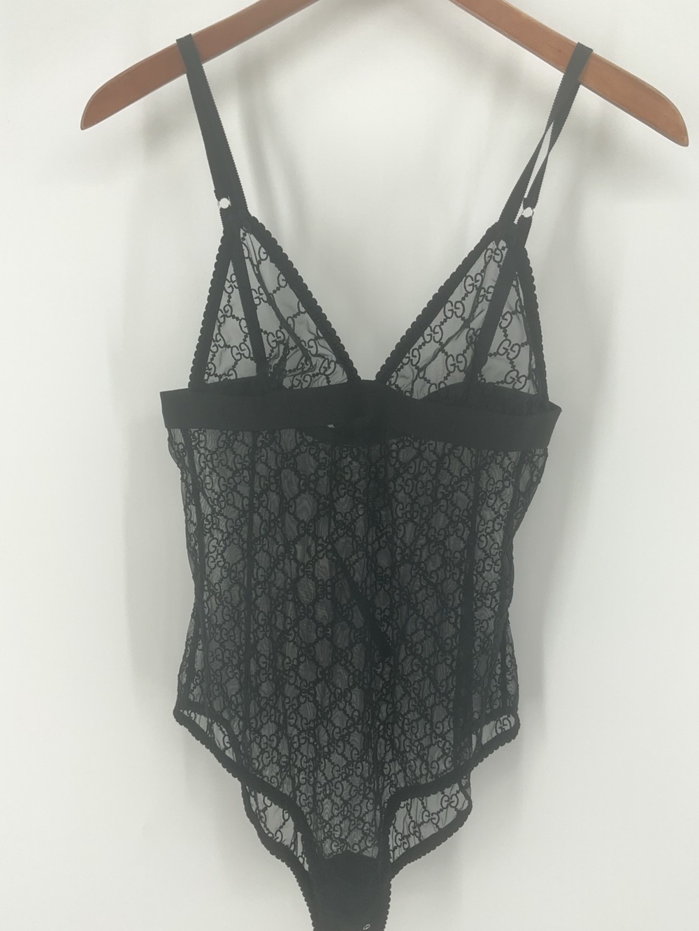 Gucci Tulle Bodysuit Large NWT and Box - Picture 5 of 9